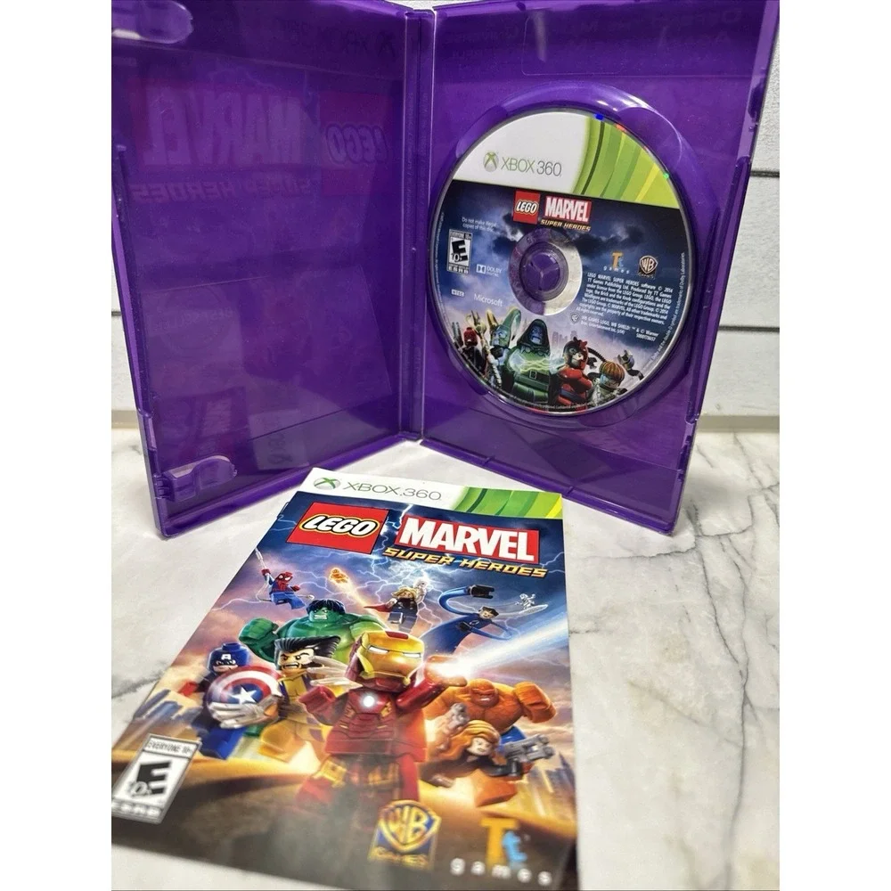 LEGO Marvel Super Heroes (Xbox 360, 2013) Complete Tested Working - Free Ship
